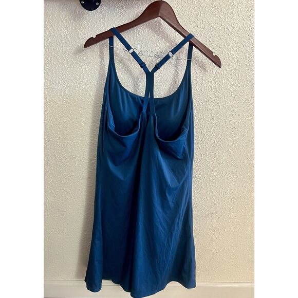 Women’s Size 2X Athletic Outdoor‎ Gorpcore Dress W/Shorts Liner, Dark Teal EUC - Picture 2 of 6